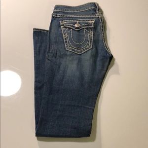 True Religion Thick White Stitching